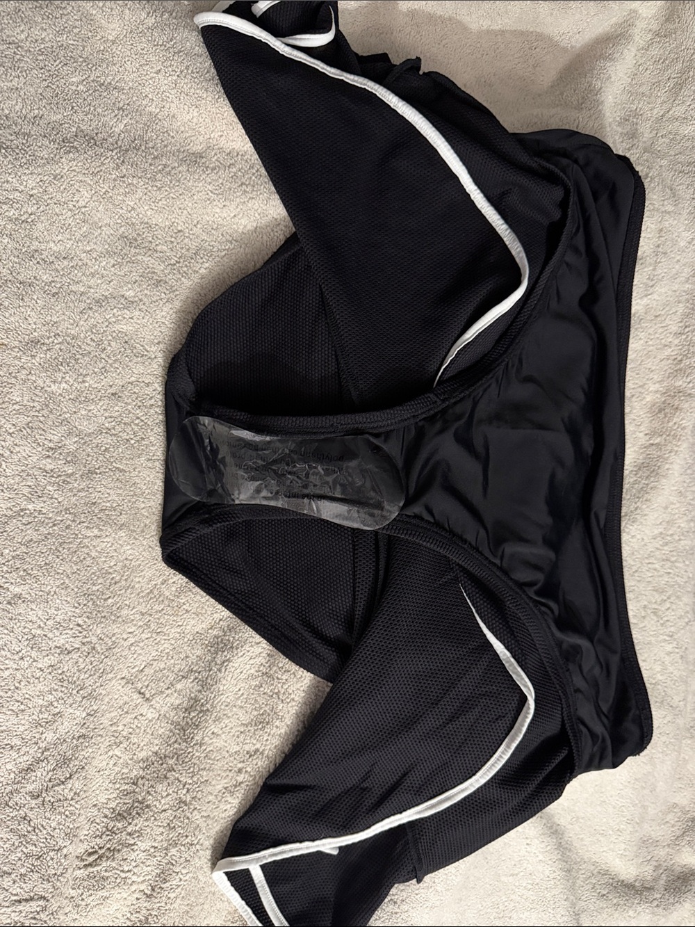 Tommy Bahama Black & White Ruffle Tankini with Skirt - Picture 9 of 9